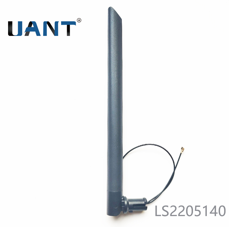 4G LTE龍淵劍黑色出線天線，L=205mm+端子